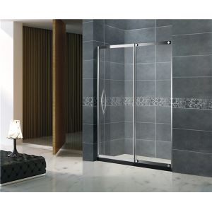 China Sliding 304 Stainless Steel Shower Screens Outside Fixed Glass for Apartment / Home on sale