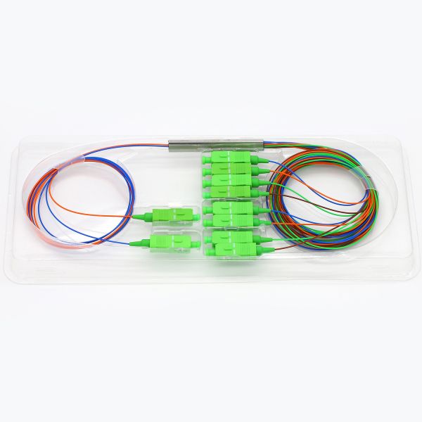 Buy Steel Tube PVC G657A SC Connector Fiber Optic Coupler Splitter at wholesale prices