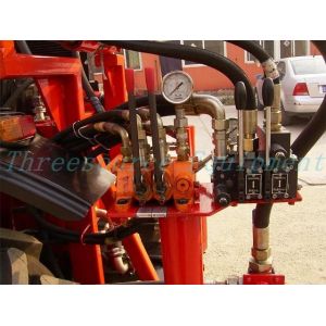 Tractor drilling rig for Shothole