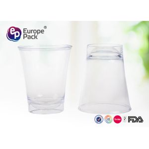 300ml PS Round Shape Disposable Plastic Dessert Cup Pantone Color