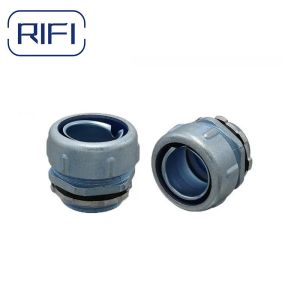 Plum Type Flexible Conduit And Fittings Male Thread Zinc Cable Conduit Connector