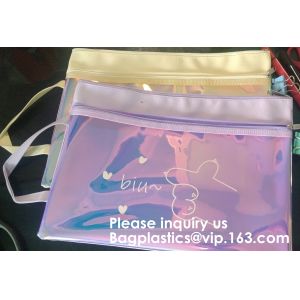 B4 A4 B5 A5 A6 zipper file office stationery Canvas zip document file bag