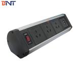 Desktop Mounted Power Outlet With Three Australia Power Interfaces