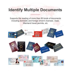 Multifunctional ID Scanner Passport ID Reader for Check USB 2.0 1280 X 960