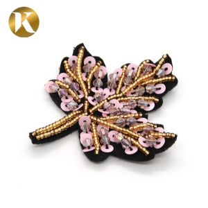 Stylish High Heel Buckle Replacement Leaf Shape Special Cloth Material