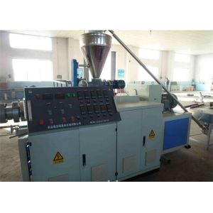 SJSZ65 / 132 Conical Dual Screw Extruder , Plastic Profile Extruder Equipment
