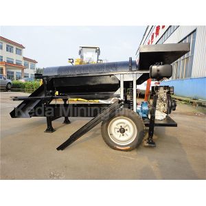 Vibrating Screen Trommel Washing Machine For Gold Mining