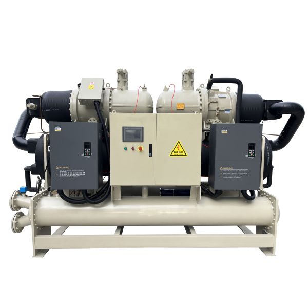 Buy Commercial Water Cooled Screw Chiller 500HP Energy Saving Screw Type Chiller For Buildings at wholesale prices