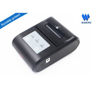 White Irda Portable Thermal Printer Bluetooth Android For Clinical Analyzer