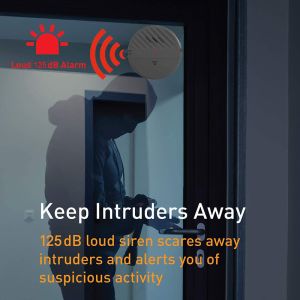 ROHS Certificate Wireless Vibration Security Alarm For Garage Office