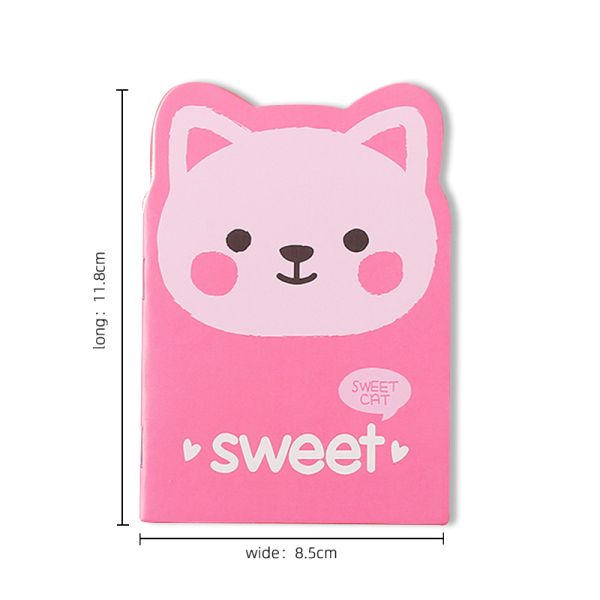 Cute Cartoon Mini Note Book Elastic Kawaii Stationery Paper Cover for Kids and Girls