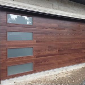 Automatic Formed Double-skinned Steel Industrial Overhead Sectional Doors for