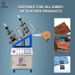 7Mpa Automatic Heat Transfer Machine Leather Label Machine