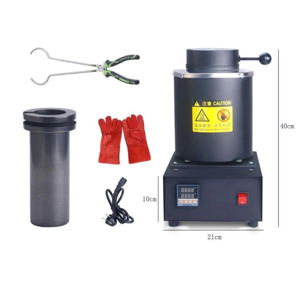 Buy Tooltos Automatic Digital Gold Melting Furnace With LED Display Screen With 1800W Power at wholesale prices