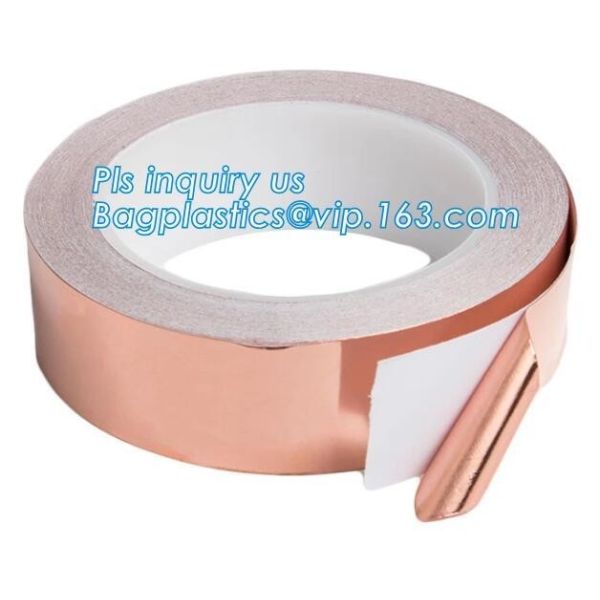 Buy Conductive Label Tape Label , Conductive Copper Foil Tape EN13432 at wholesale prices
