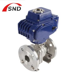 Explosion Proof Stainless Steel Electric Flange Ball Valve 90° Rotary Ball Valve