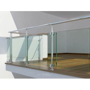 Buy cheap Tempered Glass Railing Systems , Railings With Glass Panels from wholesalers