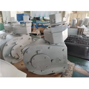 Quality Ductile Iron Casing Aluminum Bronze Worm Gear Operator 9800Nm for sale