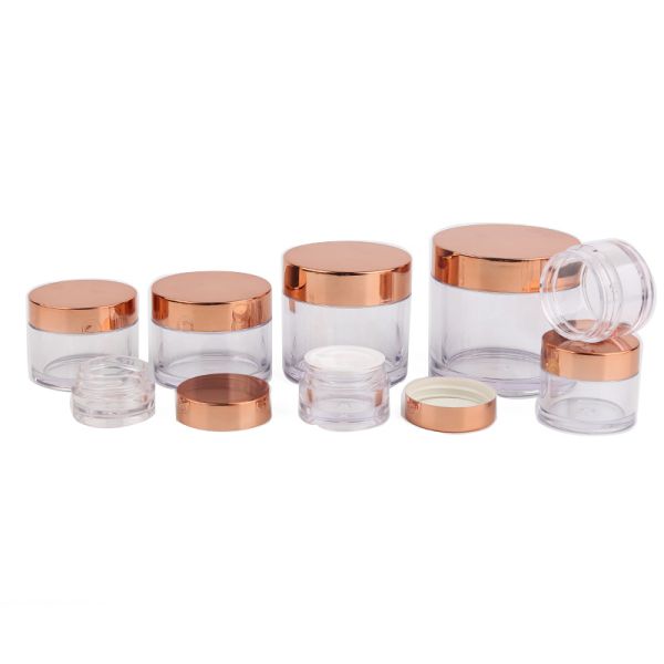 3-250g Petg Material Empty Face Cream Jar Cream Jars Cosmetic Packaging