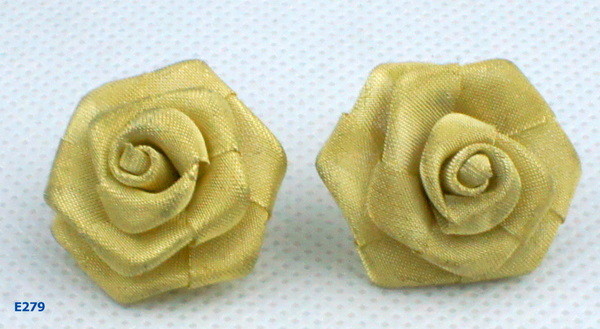 Fashion Blue Earplugs Zirconia Stud Earrings with Rhodium plated