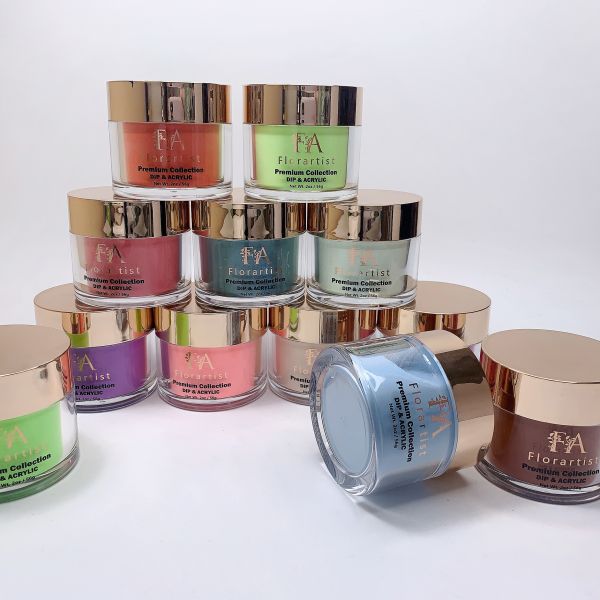 Wholesale Loose Nail Acrylic Solid Powder Private Label Nail Dipping Powder Custom Bulk Acrylic Dip Powder