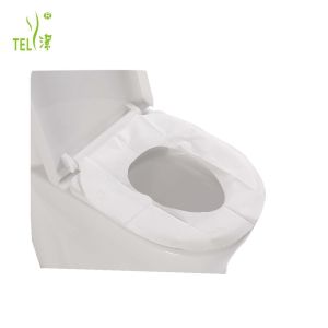 Quality 50gsm 1/16 fold disposable toilet seat protectors for sale