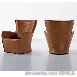 Brown Molteni C Mandrague Armchair , Soft Molteni Chelsea Armchair