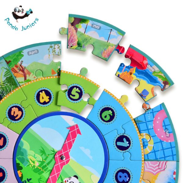 Buy Clock Teaching Baby Jigsaw Puzzles at wholesale prices