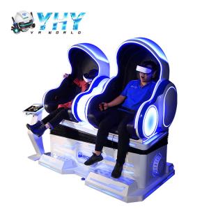 China 2 Seats VR Egg Chair Coin Operated 3 DOF 9D Simulator Cinema on sale