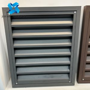 Customized Aluminum Louvered Glass Window Thickness Size Shape