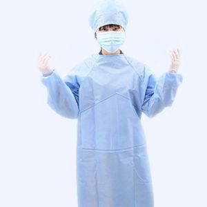 Coverall Suit Disposable Surgical Gown Effectively Block Virus Penetration