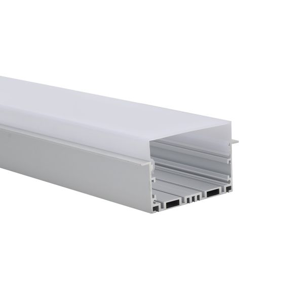 Buy Frosted Flat 2.5m Recessed Aluminum LED Profile at wholesale prices