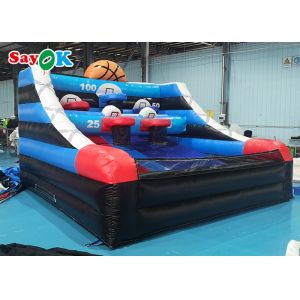 Inflatable Basketball Game 4x4x3mH Tarpaulin Inflatable Sports Games Kids