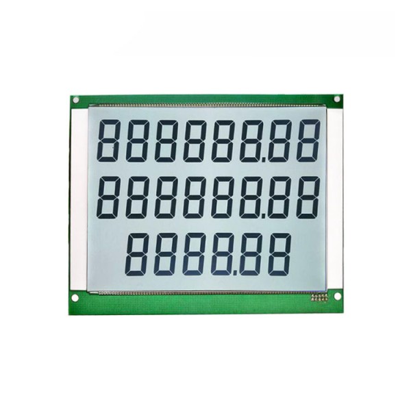 22-Digit Fuel Dispenser with 7 Segment TN LCD Display Module 128x64 Resolution ST7789 Driver IC for Fuel Pumps