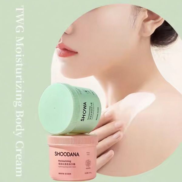 Body cream texture close-up