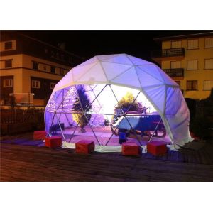 Quality Modular Frame Geodesic Dome Shelter 8m Diameter Party Ceremony for sale