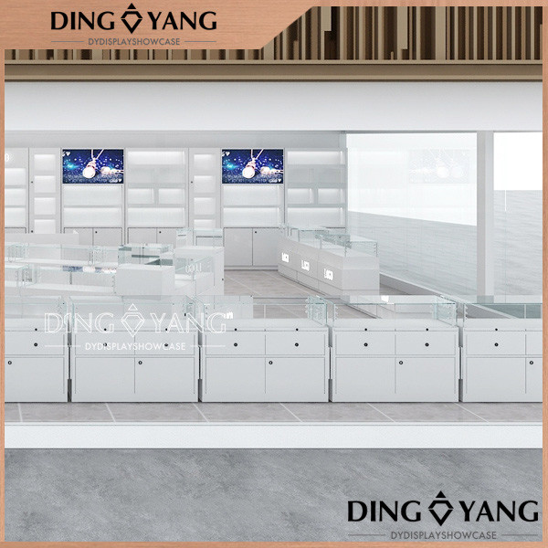 OEM 1200X400X2400MM Jewelry Store Display Cases