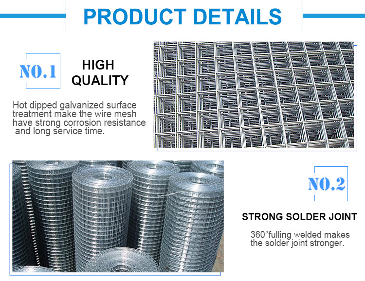 High Strength Pvc Coated Welded Wire Mesh Iron Wire Weld Net Security Fence