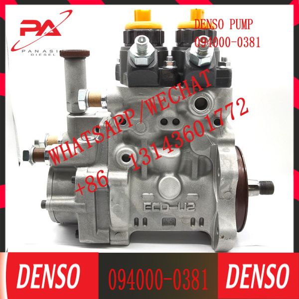 Buy 094000-0381 Common Rail Fuel Pump For KOMATSU SAA6D125E-3/3A/3B3G Engine PC450-7 at wholesale prices