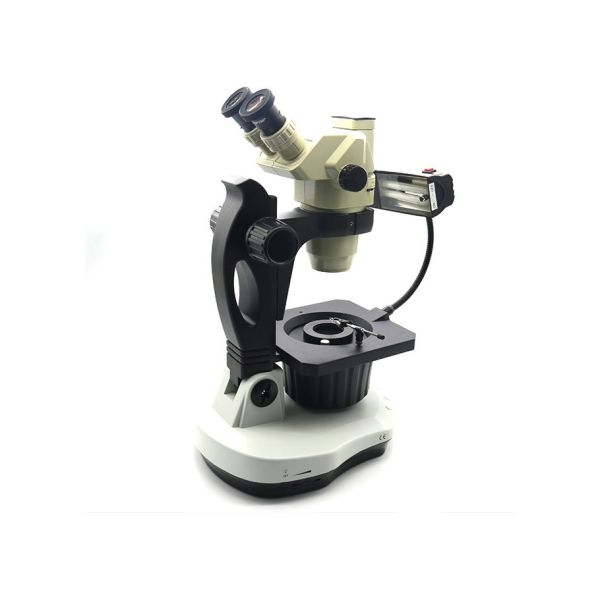 Buy Clear And Wide Visual Field Generation 3rd Swing Arm Type Trinocular Gem Microscope at wholesale prices