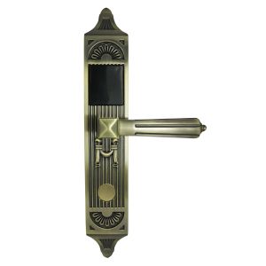 Bronze Lace Plate Size 428*60mm Electronic Door Lock