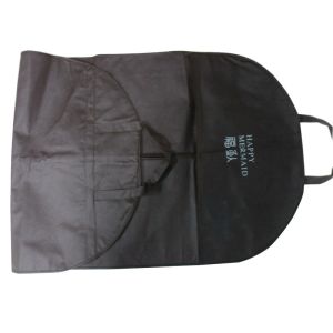 Mermaid Black 75g Unwoven Fabric With PVC Cover Suit Garment Bag 120cm * 60cm