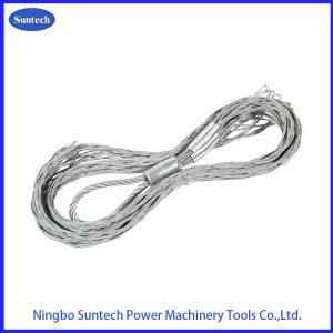 Gloss Cable Pulling Accessories Wire Rope Pulling Grip For Communication Lines