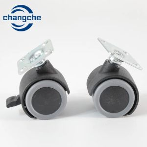 30kg Load Capacity Furniture Castors Wheels 30mm Wheel Width