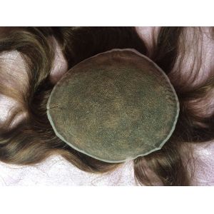 Elegant-wig high quality bleached knots French lace base toupee for women