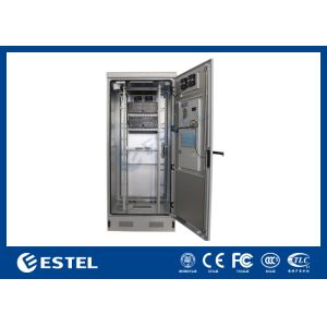 Quality 40U IP55 Galvanized Steel Battery Enclosures With 1500W Air conditioner for sale