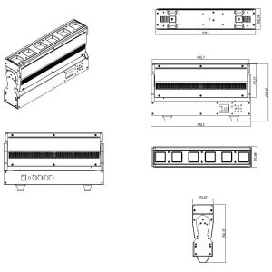 high performance Laser Beam Bar - Lighting Customizable Supplier