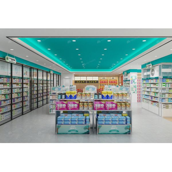 04-XDZYS005 Branded Pharmacy Equipment Drugstore Pharmacy Medical Store for Drugstore Display Furniture