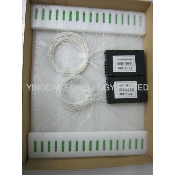 1:16 Fiber Optic Plc Splitter Box, Optical Fiber Splitter Module g657a2 Corning Fiber Cable