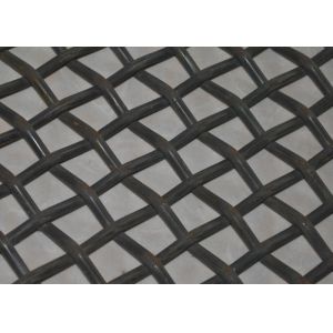 Heavy Duty Carbon Steel Crimped Wire Mesh Sheet For Coal Sifting / Construction